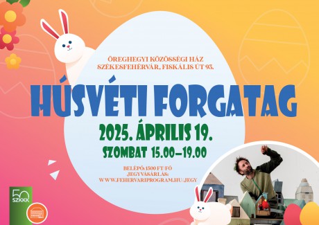 Húsvéti forgatag április 19-én az Öreghegyi Közösségi Házban