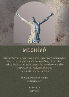 Keresztszentelésre várják a maroshegyieket nagycsütörtökön