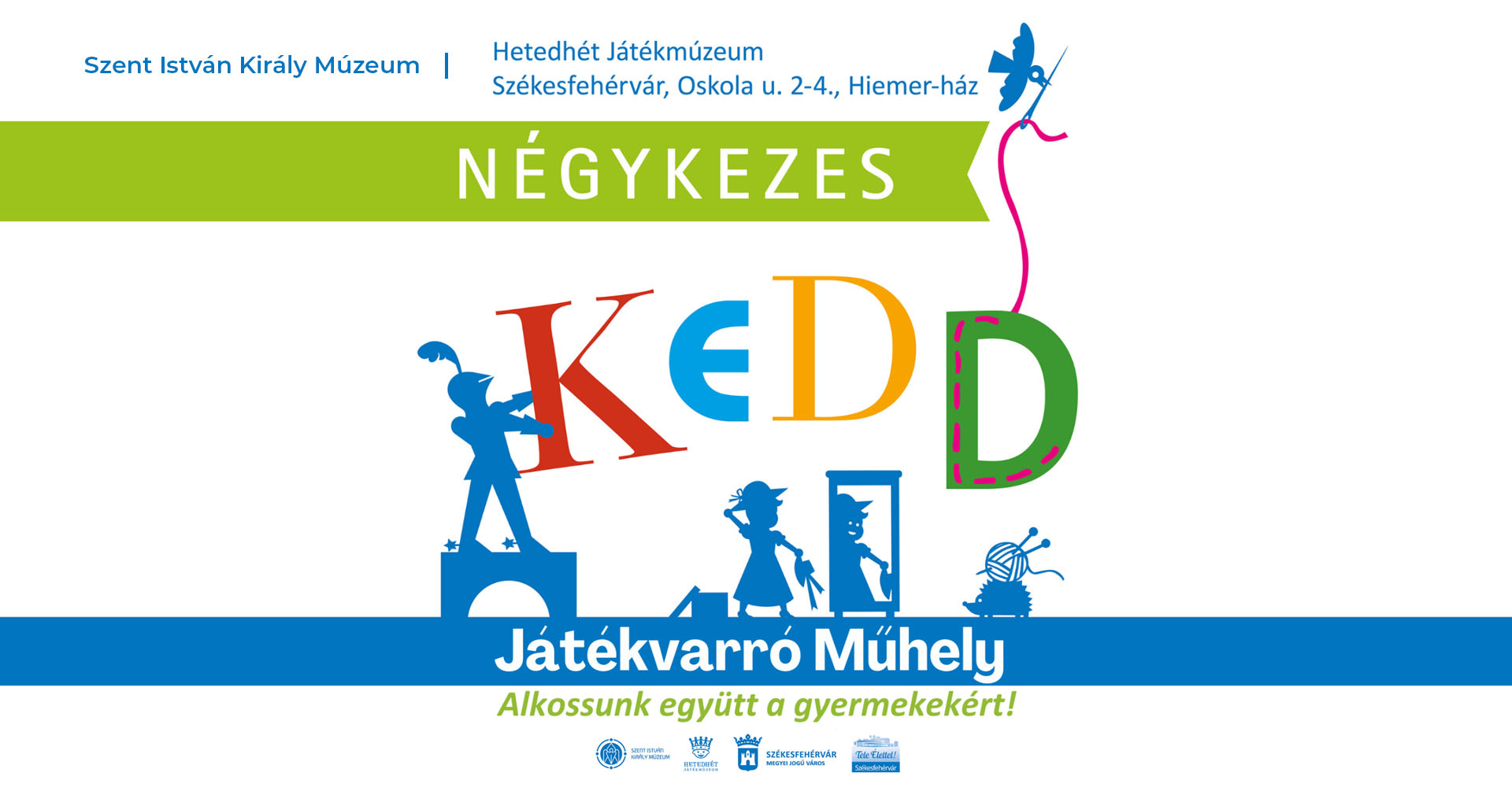 Játékvarró műhellyel folytatódnak a Négykezes Keddek