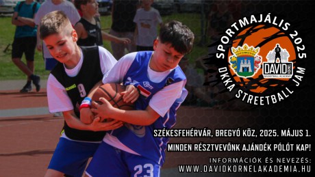 Május elsején Streetball Jamet szervez a Dávid Kornél Akadémia