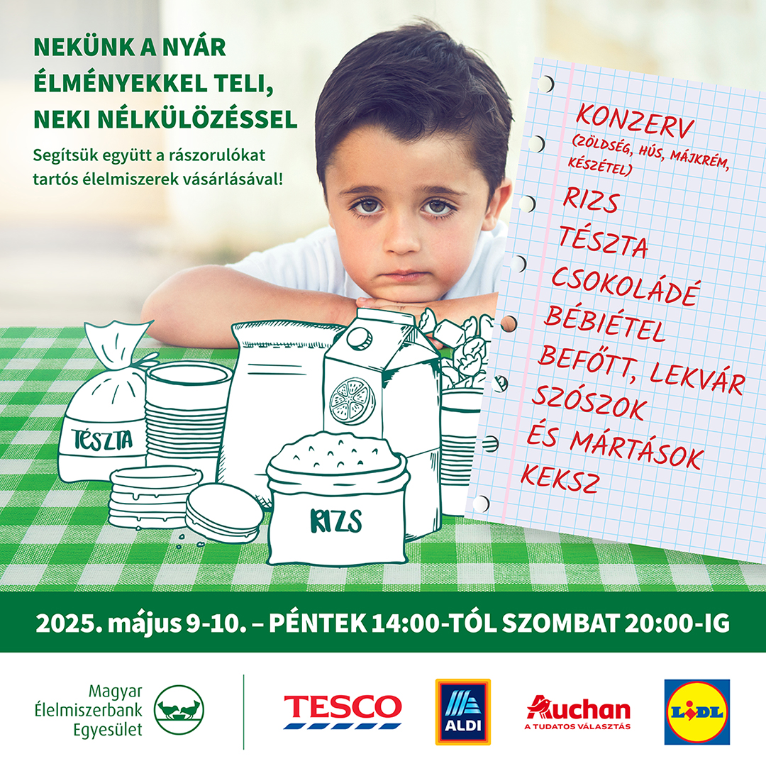 Fehérvári civil szervezetek önkéntesei gyűjtenek az Élelmiszerbanknak