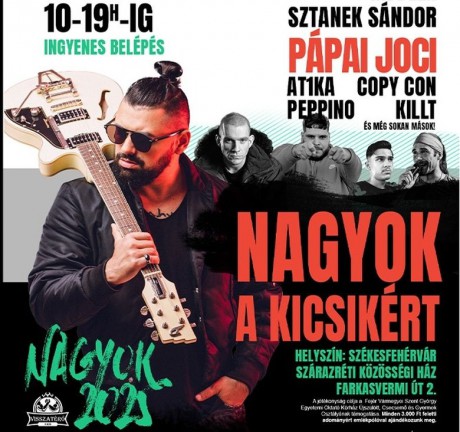 Idén is összefognak a Nagyok a Kicsikért! - a Szent György Kórházat támogatják