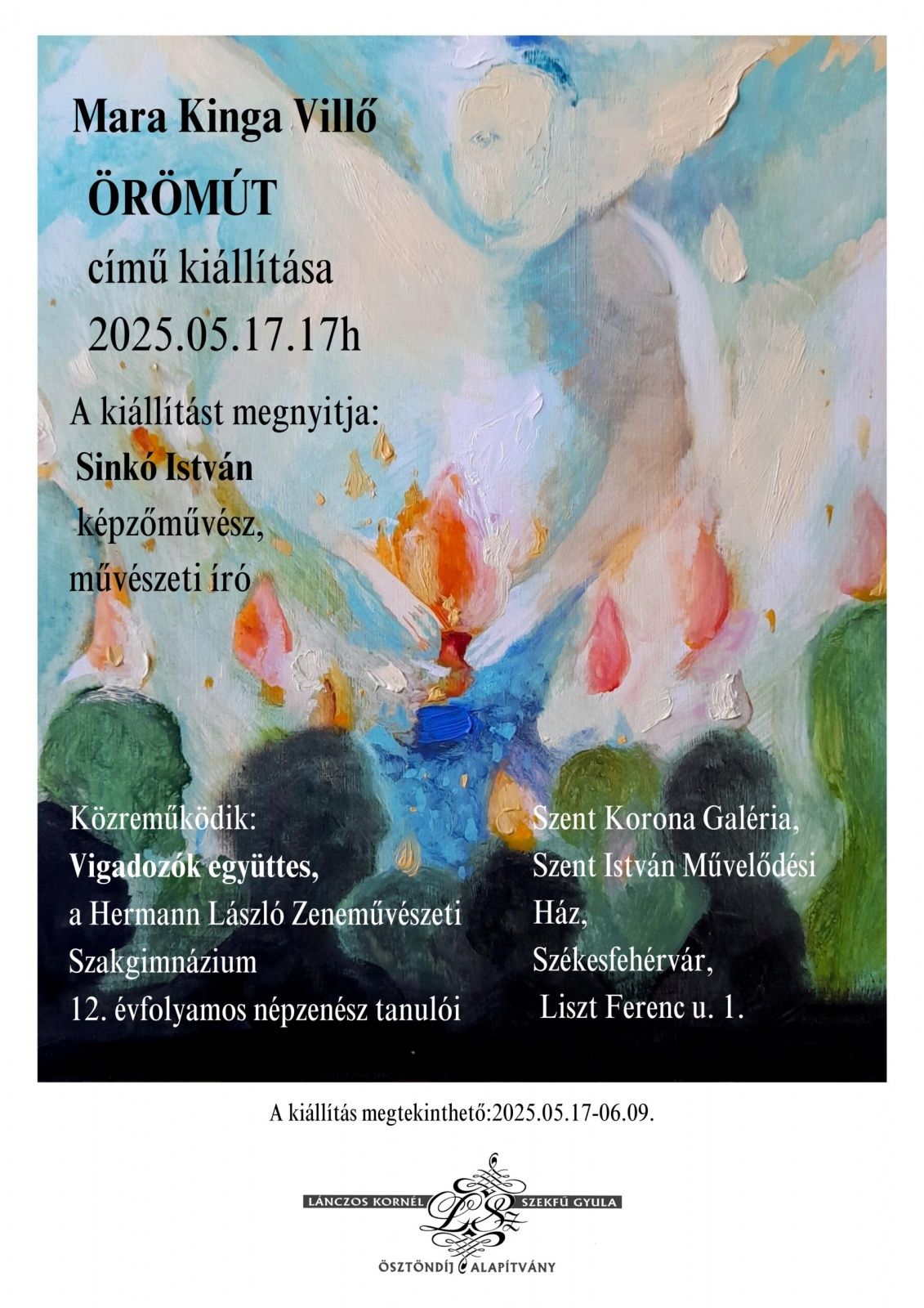 Örömút – Mara Kinga Villő kiállítása nyílik meg a Szent Korona Galériában