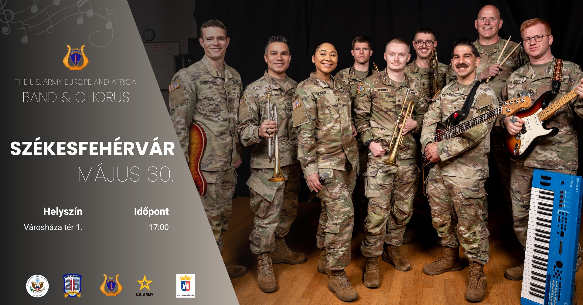 Amerikai katonazenekar ad ingyenes koncertet pénteken délután a Belvárosban