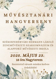 Művésztanárok hangversenye és jubileumi koncert - ünnepi programok a Zeneiskolában