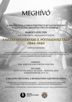 Hadinaplóból ismerhetjük meg a 2. Székesfehérvári póthadosztály életét