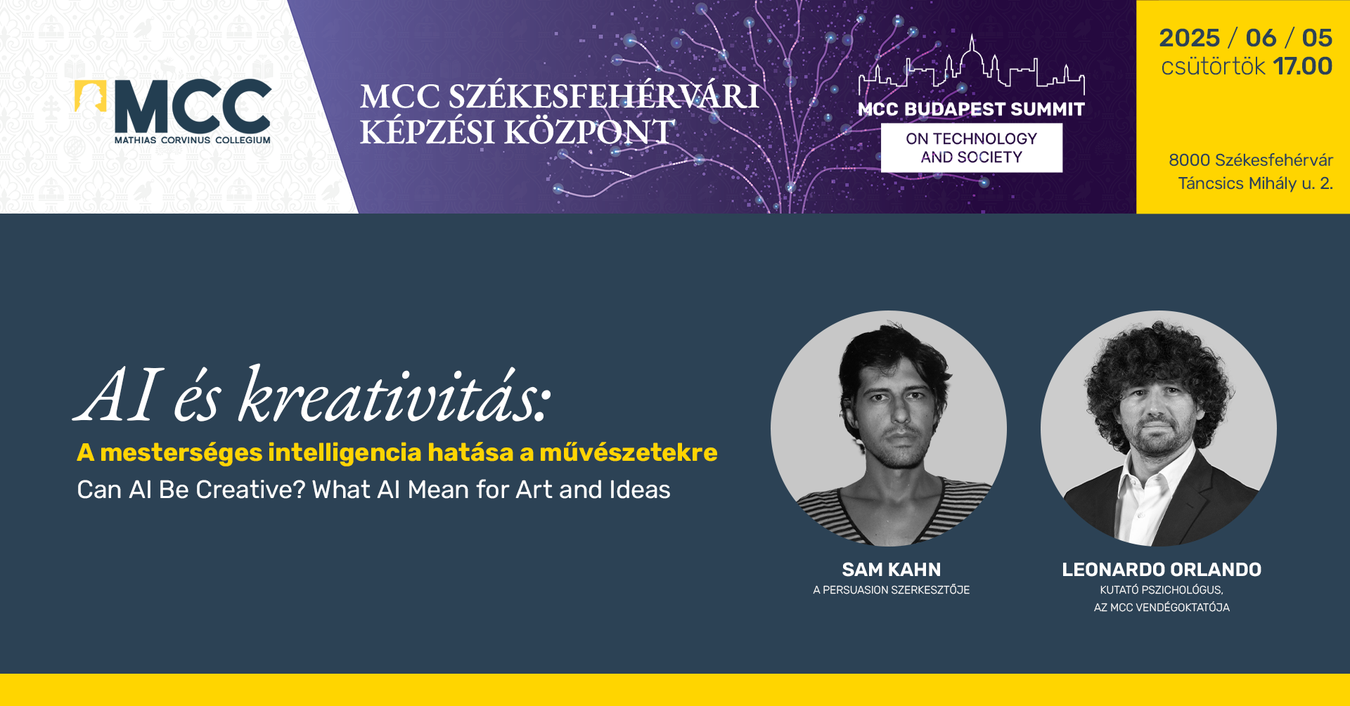 Képes-e kreativitásra a mesterséges intelligencia? - június 5-én MCC