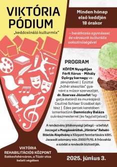 Főorvos, cukrászmester és egy kórus lesz a Viktória Pódium vendége