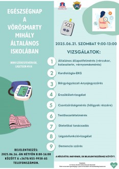 A Szedreskerten lesz a következő városrészi egészségnap