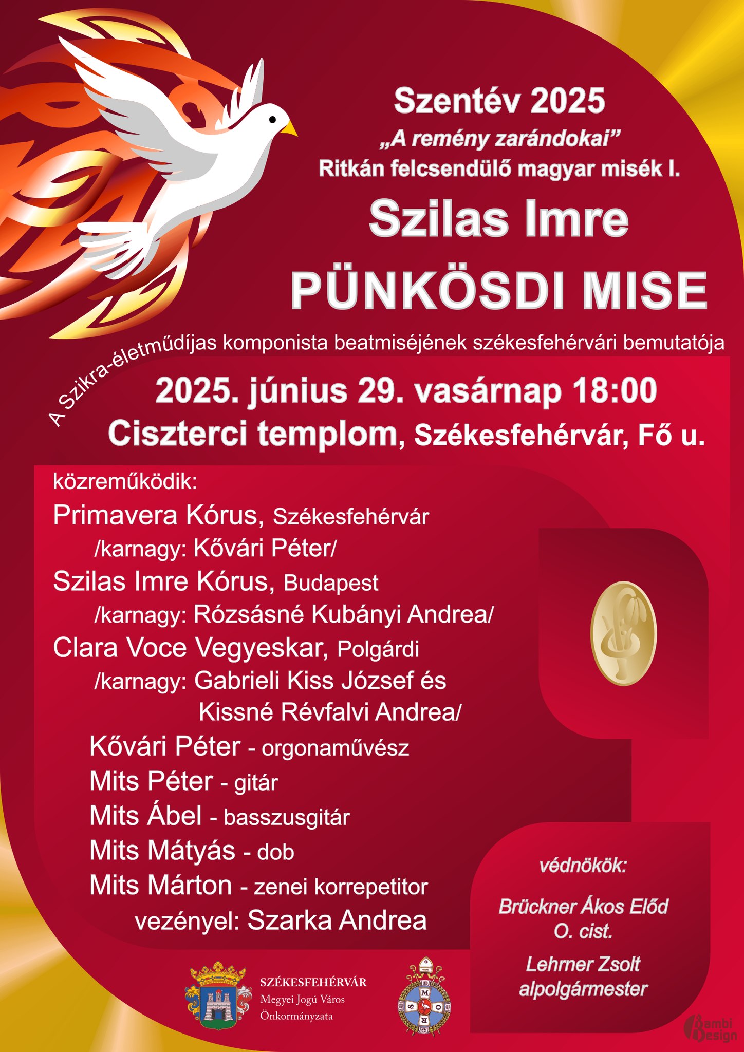 „A remény zarándokai” – Szilas Imre beatmiséje a Ciszterci templomban