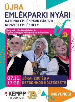 Jókai 200 és a reformkor költészete – folytatódik pénteken az Emlékparki Nyár