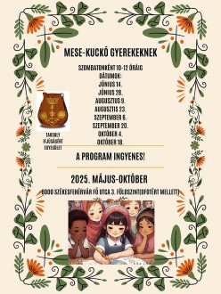 Szombaton folytatódik a Tarsoly Egyesület Mesekuckója