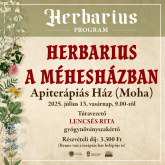 Az apiterápiás házba látogathatnak el a Herbarius túra résztvevői