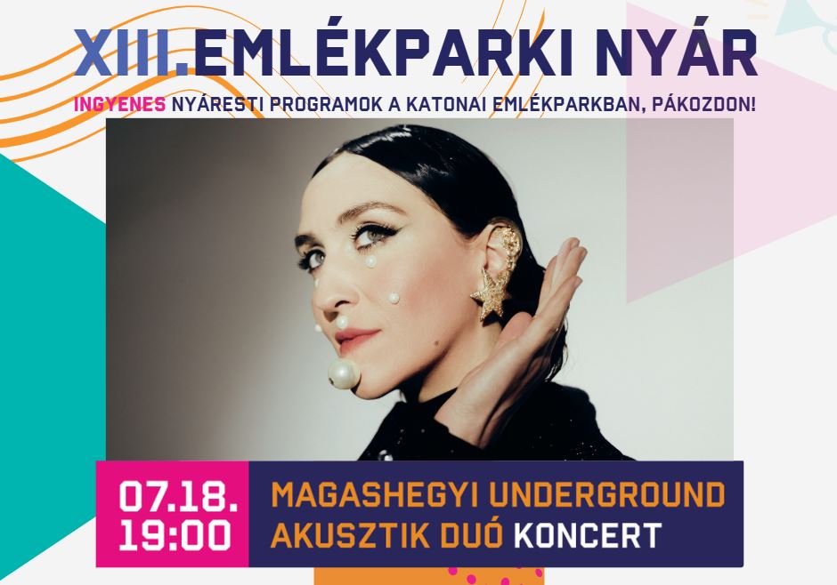 Könnyűzenei koncerttel folytatódik az Emlékparki Nyár