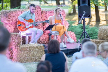 Jazz piknik Gorsiumban Vörös Jankával és Fövenyi Mátéval