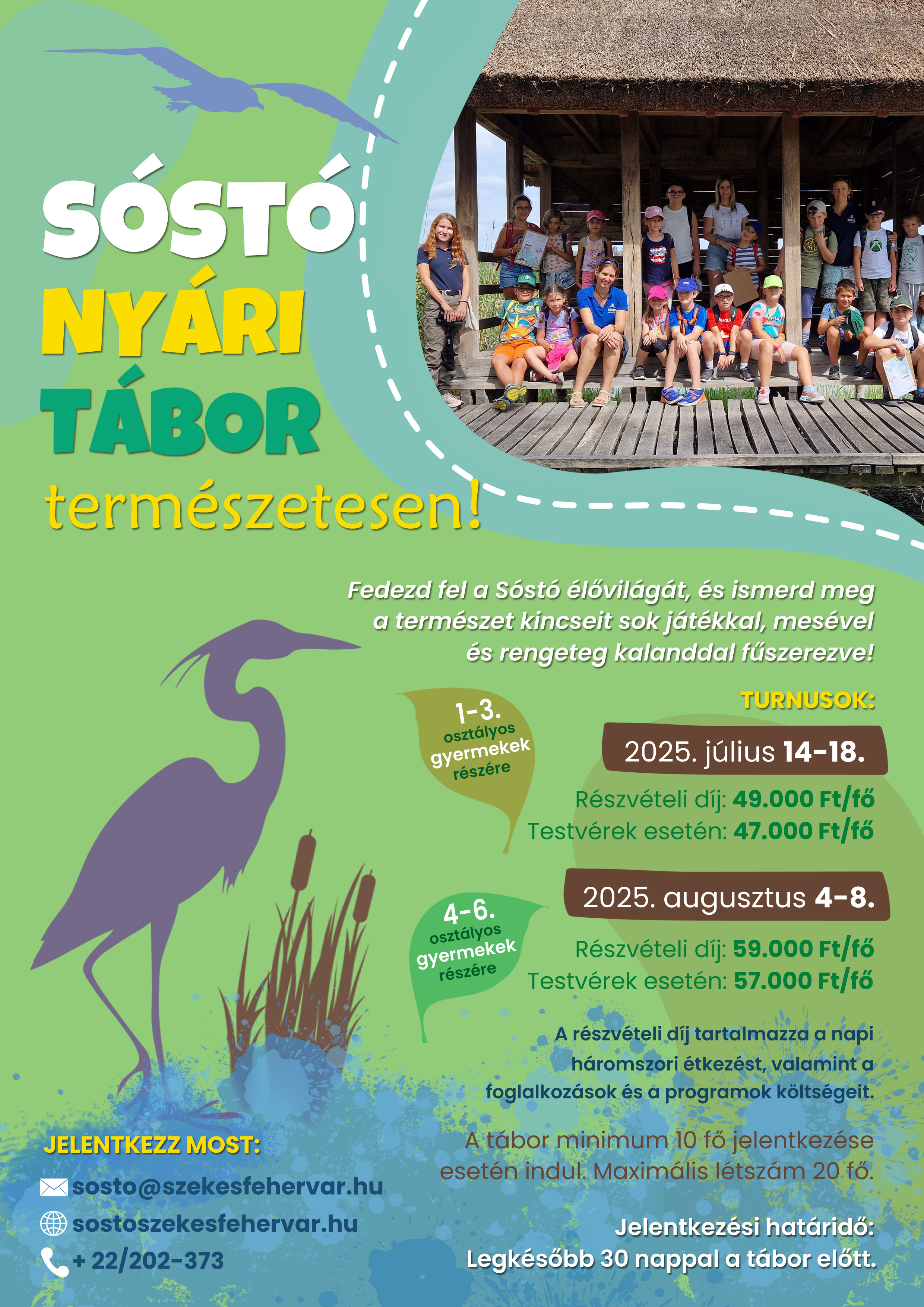 Nyári tábor a Sóstón természetkedvelőknek augusztusban is