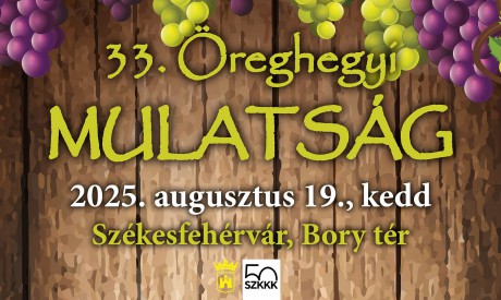 Idén már 33. alkalommal lesz Öreghegyi Mulatság a Bory téren