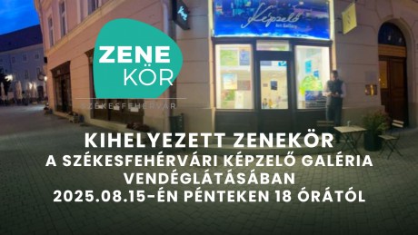 Pénteken kihelyezett zenekör lesz a Képzelő Galériában