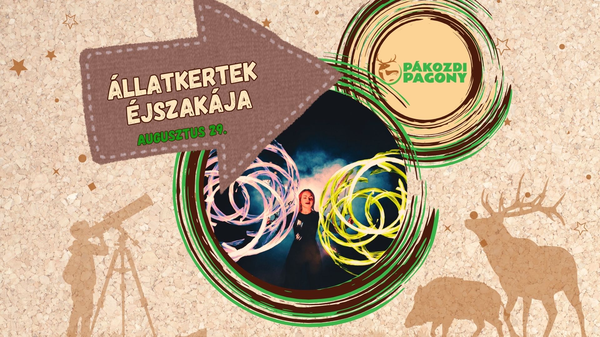 Mesés és izgalmas programok - Állatkertek éjszakája pénteken a Pákozdi Pagonyban