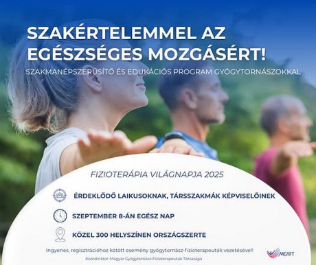 Szakértelemmel az egészséges mozgásért! – ingyenes fizioterápiás oktatóprogram a Kossuthban