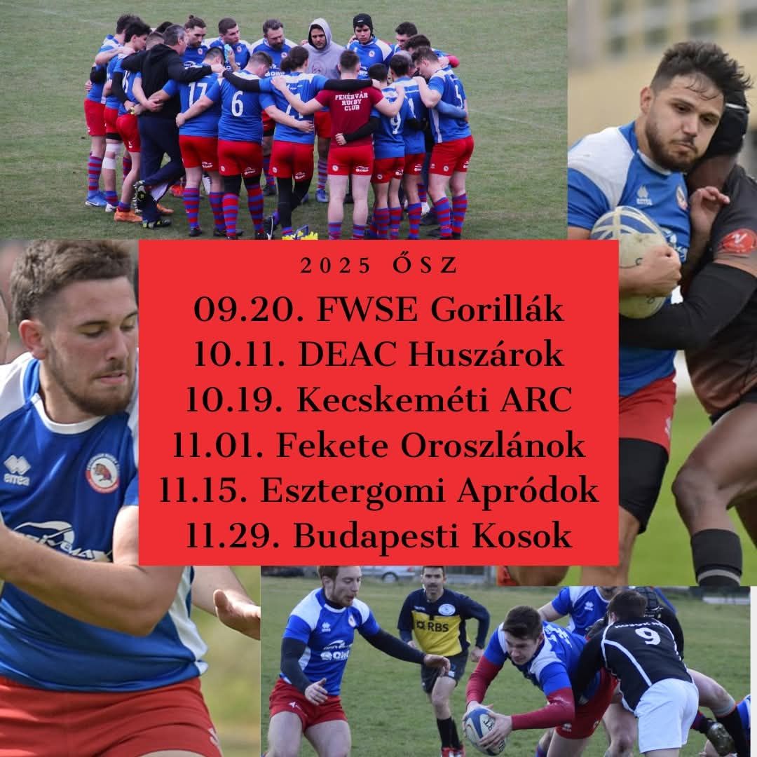 A megújult NB I-ben kezdi meg a harcot ősszel a Fehérvár Rugby Club