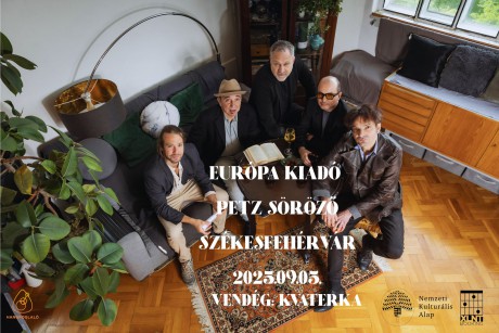 Az Európa Kiadó lép fel a Petz sörözőben szeptember 5-én pénteken