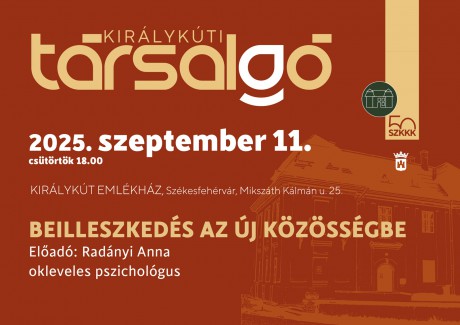 A gyerekek iskolai beilleszkedése lesz a téma a Királykúti Társalgóban