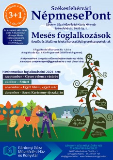 2025 második felében is folytatódnak a NépmesePont foglalkozásai