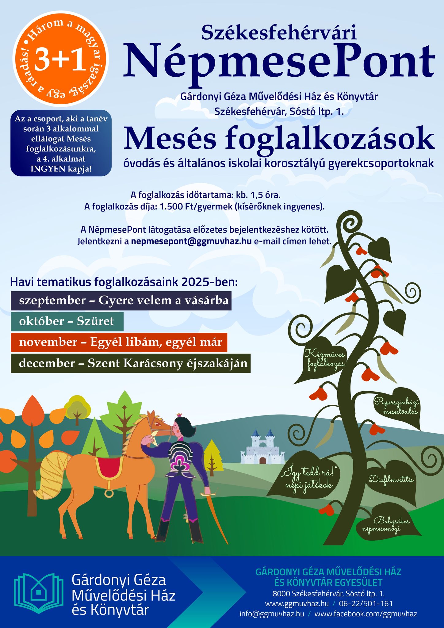 2025 második felében is folytatódnak a NépmesePont foglalkozásai