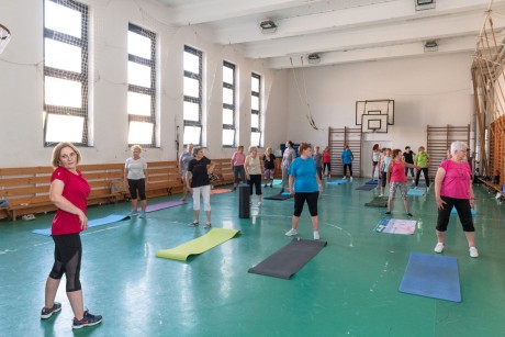 Nyitott Tornatermek évadindító és fizioterápiás oktatóprogram a Kossuth Iskolában
