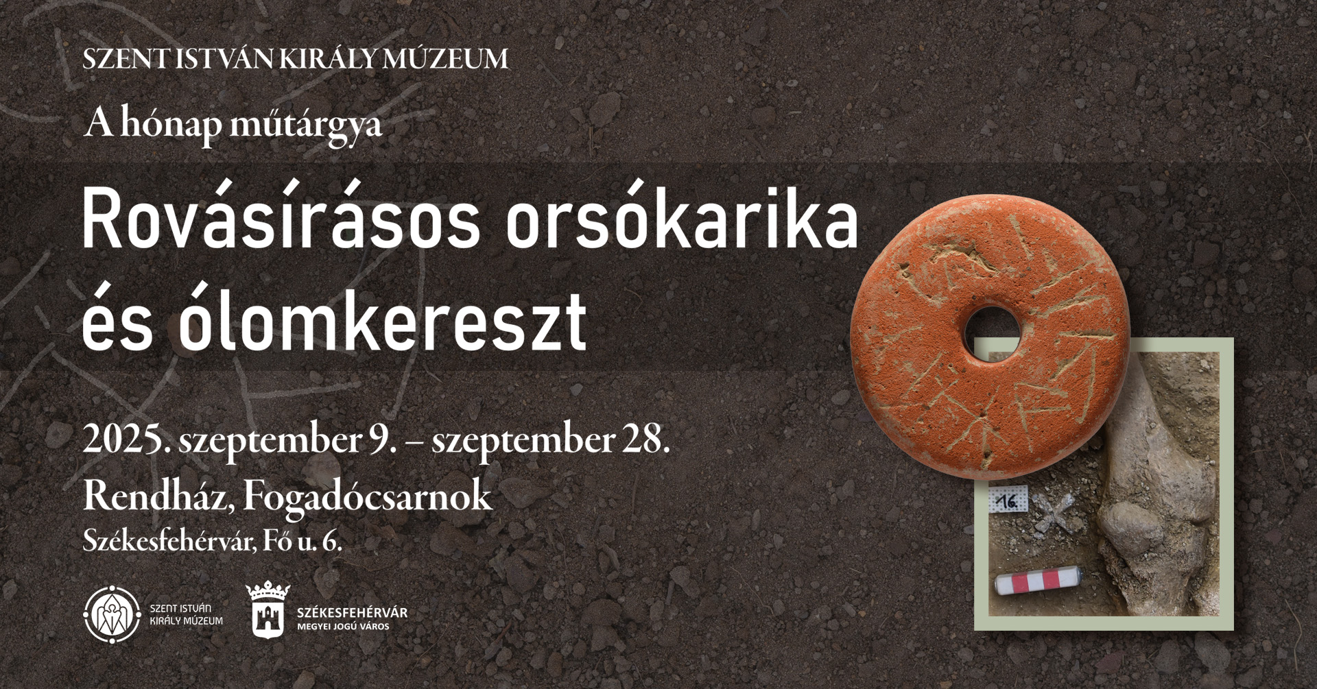A hónap tárgya a Múzeumban – rovásírásos orsókarikát és ólomkeresztet láthatunk