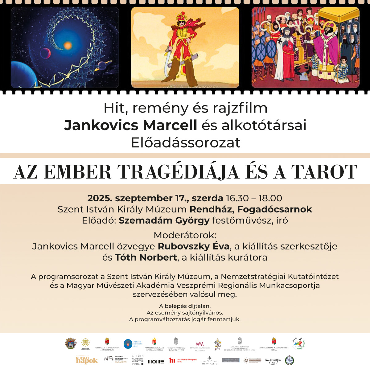 Az ember tragédiája és a Tarot – Szemadám György előadása a Rendházban