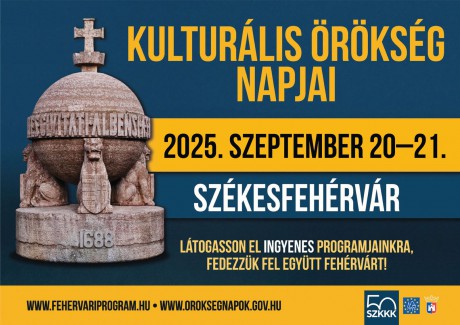 Kulturális Örökség Napjai hétvégén Székesfehérváron