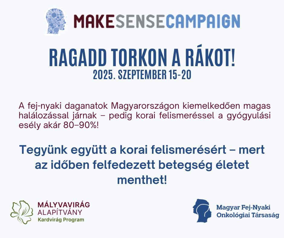 Ragadd torkon a rákot! – a fehérvári kórház is csatlakozott a Make Sense 2025 kampányhoz