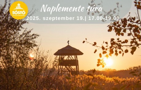 Újabb naplemente túrát rendeznek a Sóstón – még lehet regisztrálni