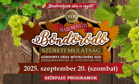 Újra együtt! – szeptember 20-án rendezik a XVII. Maroshegyi Böndörödőt