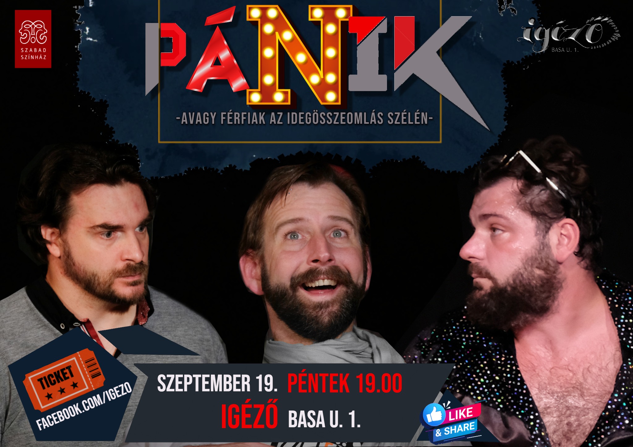 Pánikoló férfiak, Az üvegcipő, valamint a Zöld manók szigetére vezetett kaland vár mindenkit az Igézőben