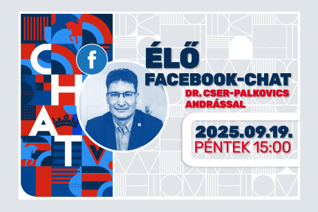 Péntek délután élő online chat a Vidiről dr. Cser-Palkovics Andrással!