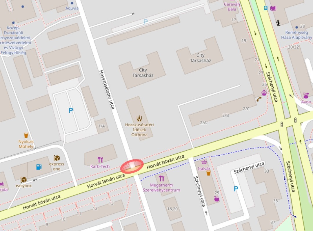 Szerdáig marad lezárva az átmenő forgalom elől a Hosszúsétatér Horvát István utca – Balatoni út közötti szakasza