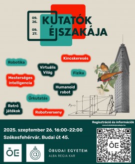 Kutatók Éjszakája 2025 – Székesfehérváron öt helyszínen várják az érdeklődőket