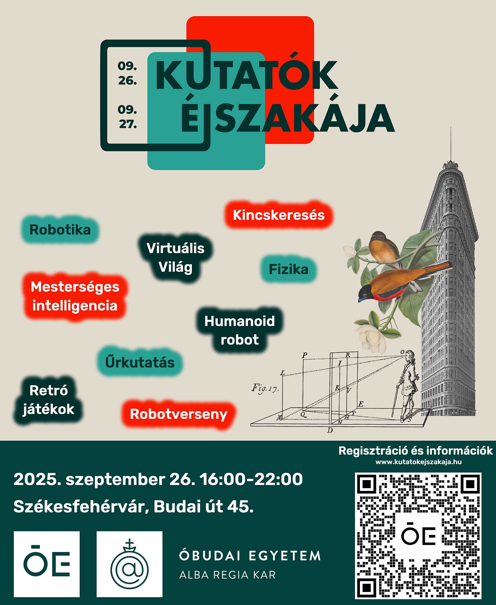 Kutatók Éjszakája 2025 – Székesfehérváron öt helyszínen várják az érdeklődőket