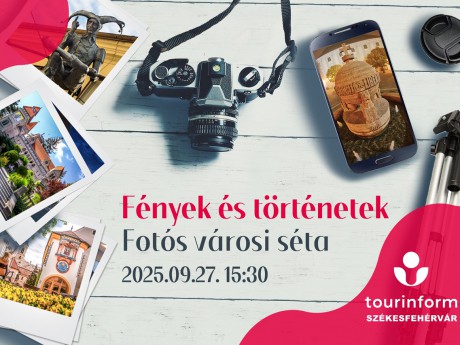 Fények és történetek – fotós séta szombaton délután Székesfehérvár Belvárosában