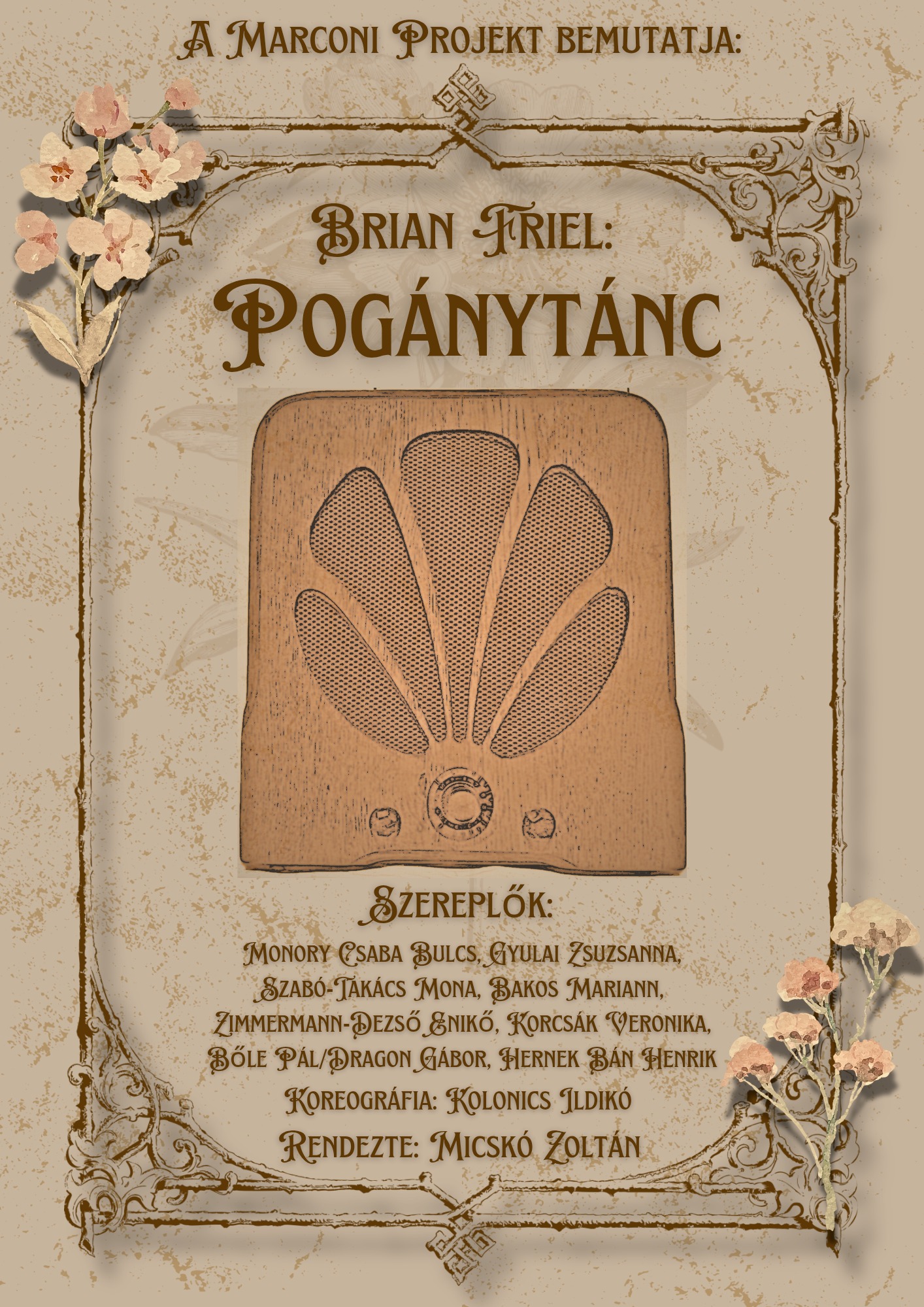 Pogánytánc a V54-ben - október 4-én újra színpadon a Marconi Projekt előadása