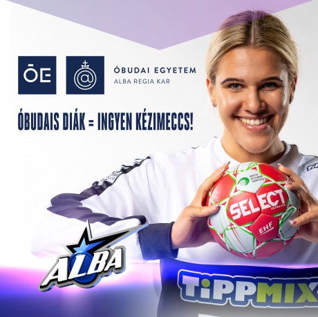 Ingyenesen mehetnek az Alba Fehérvár KC hazai mérkőzéseire az Óbudai Egyetem hallgatói