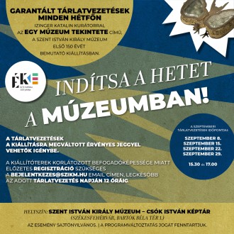 Indítsa a hetet a múzeumban! – tárlatvezetés hétfőn az „Egy múzeum tekintete” kiállításban