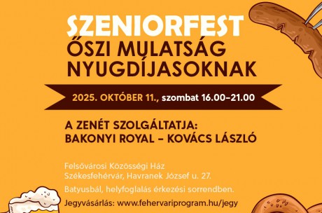 Őszi mulatság nyugdíjasoknak a Felsővárosi Közösségi Házban