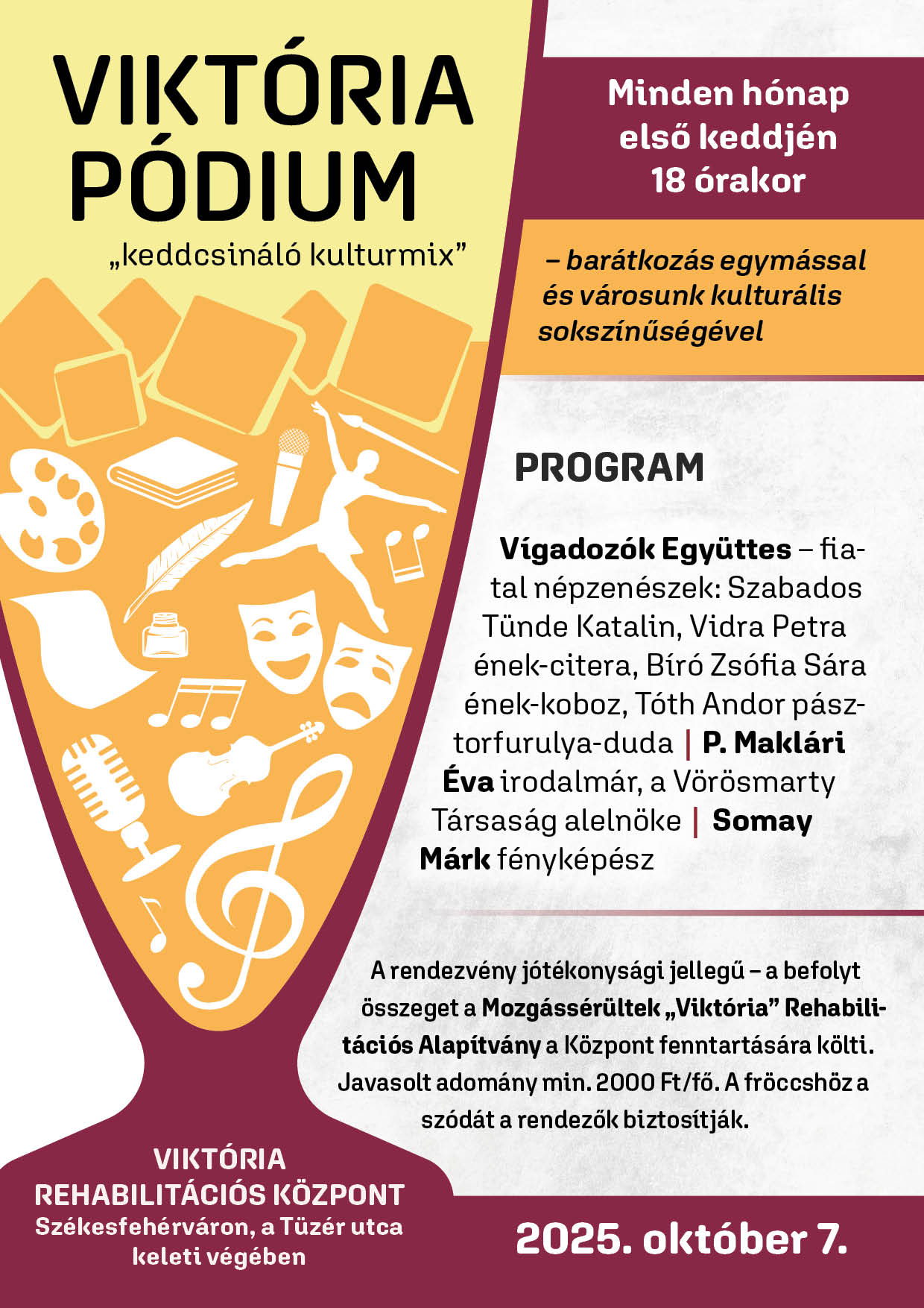 Fiatal népzenészek, irodalmár és fotográfus lesz a Viktória Pódium októberi vendége