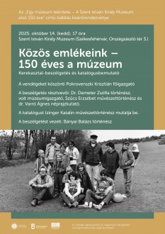 Egy múzeum tekintete - kerekasztal-beszélgetés és katalógus bemutató