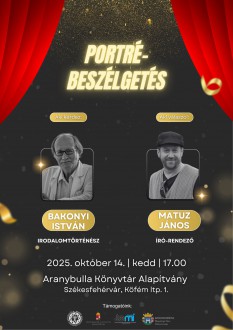 Portré-beszélgetés Matuz Jánossal az Aranybulla Könyvtárban