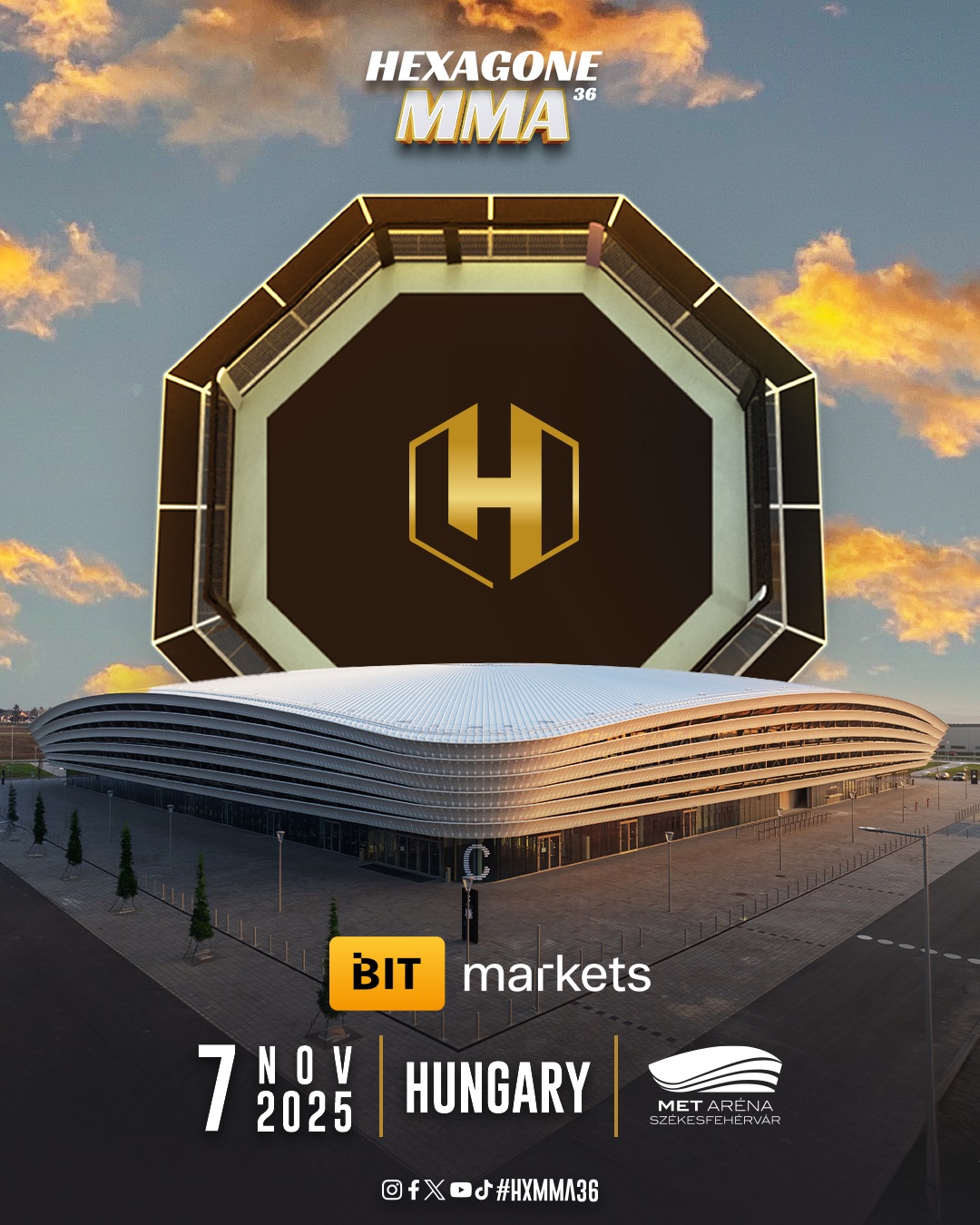 Székesfehérváron rendezik hazánk legnagyobb MMA-gáláját a MET Arénában